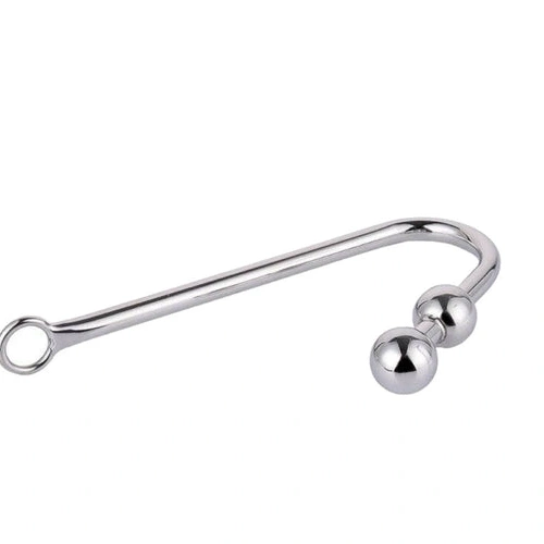 Pleasurable Stainless 4417 Anal Two Balls Steel Hook 0719